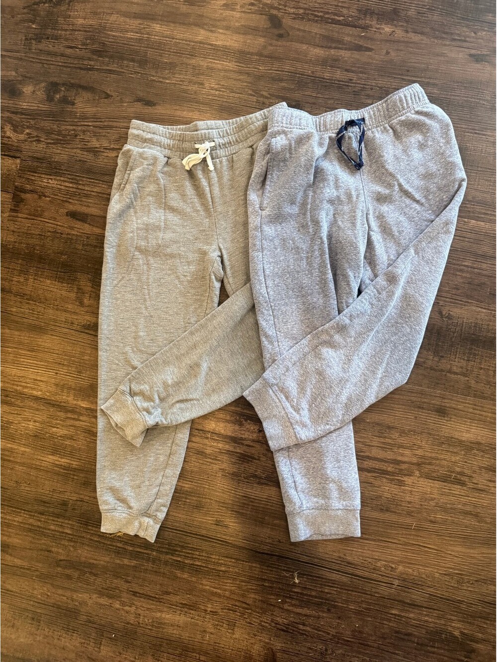 Boys Gray Jogger Sweatpants 2 Pair Bundle Sizes 8 & 8/10